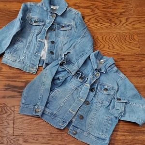 Twin girls jean jacket size 5